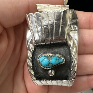 Navajo cuff watch bracelet